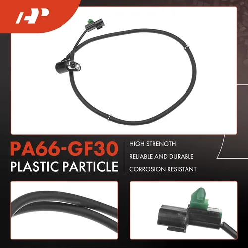 Miniatura 4 de A-Premium Sensor de velocidad de rueda ABS compatible con modelos Mitsubishi, Montero Sport 1998-1999, Sport Utility - Parte trasera del conductor