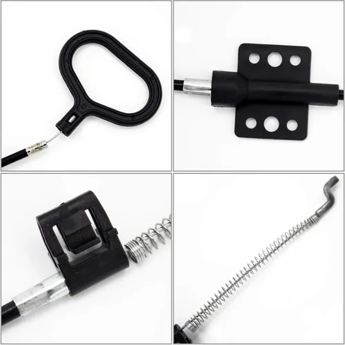 Miniatura 4 de Nonley Cables reclinables para sofá, paquete de 2 cables de liberación de sofá, piezas de repuesto para sillón reclinable, anillo D, asa de tirar