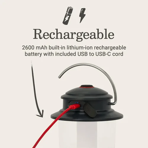 Miniatura 3 de Linterna LED recargable Coleman Classic 800L, linterna resistente a impactos y al agua con asa de mosquetón y puertos de carga, ideal para acampar