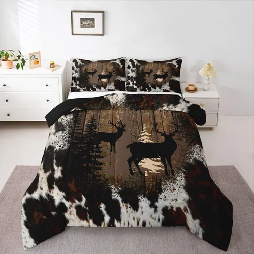 Miniatura 44 de Erosebridal Juego de ropa de cama con diseño de mariposas de dibujos animados, decoración de habitación de niñas, animales salvajes, mariposas rosas