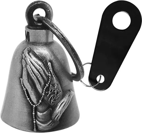 Miniatura 17 de Dream Apparel Campana de motocicleta Guardian Angel Drive Away Gremlin, campana de motociclista para hombres y mujeres, regalo de buena suerte