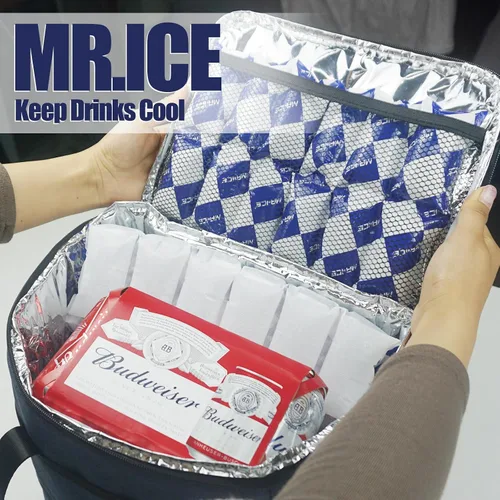 Miniatura 4 de Paquetes de hielo seco para envío de alimentos congelados - Manta de hielo flexible para enfriadores - Paquetes fríos de envío mantienen