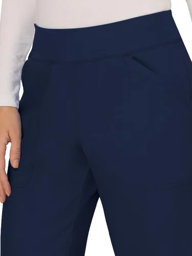 Miniatura 3 de Workwear Revolution WW110 - Pantalones de uniforme médico tipo cargo para mujer, elásticos, suaves