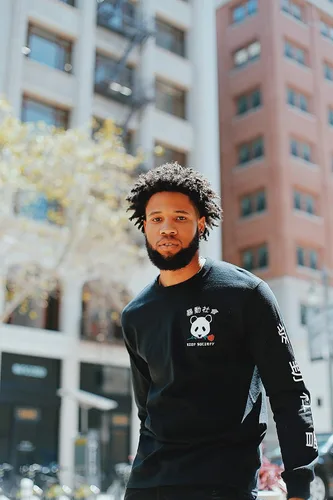 Miniatura 8 de Riot Society - Playera estampada de manga larga con bordado a la moda para hombre