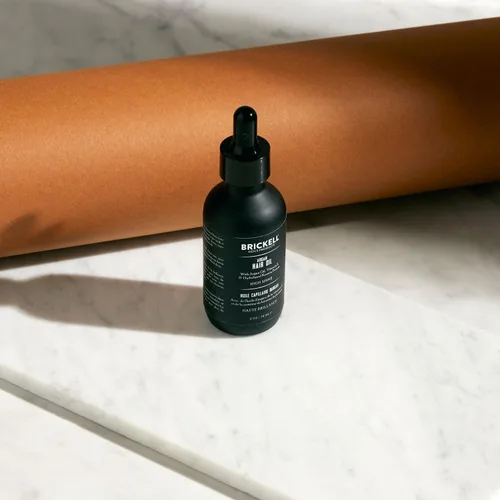 Miniatura 5 de Brickell - Aceite de argán para hombre, tratamiento de aceite ligero para el cabello para hombres, con aceite de argán, proteínas hidrolizadas