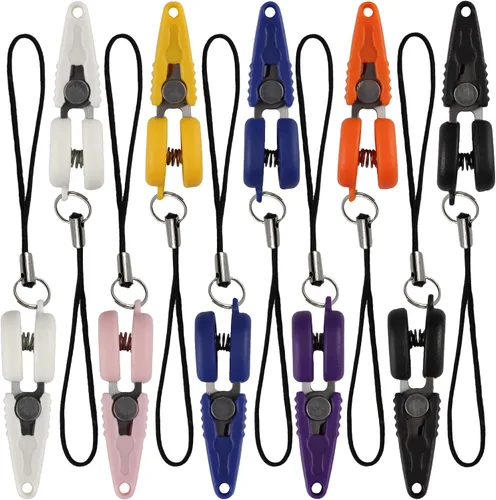 Miniatura 30 de JubileeYarn Itty Bitty Snippy - Tijeras de llavero portátiles compatibles con la TSA, color blanco, 1 par