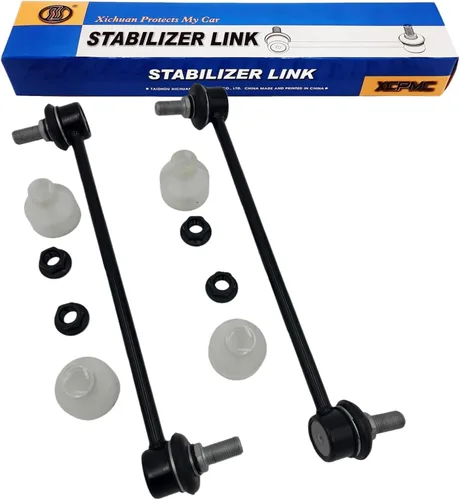 K750523 Kit de enlace de extremo de barra estabilizadora de balancín delantera, 2 piezas, repuesto automotriz izquierdo derecho compatible para