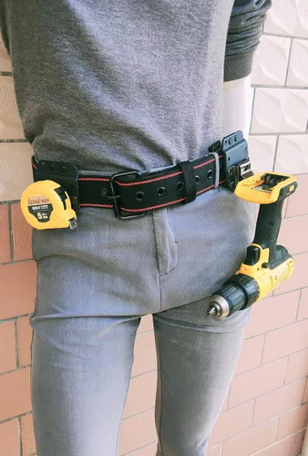 Miniatura 2 de Soporte de cinta métrica para cinturón, soporte de taladro para cinturón, clip de cinta métrica, clip de cinturón de taladro