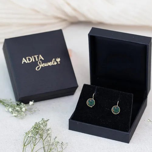 Miniatura 14 de 14K Gold Gemstone Drop Earrings - Birthstone Dangle - Solid Yellow Gold Dangle Earrings - Dainty Handmade Wedding Jewelry - Perfect Bridal or