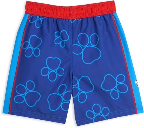 Miniatura 4 de Paw Patrol Rubble Marshall Chase Pullover Rash Guard and Swim Trunks Outfit Set Toddler to Little Kid