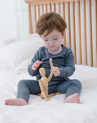 Miniatura 5 de AVAUMA - Pijama para niños y niñas de algodón básico para uso diario