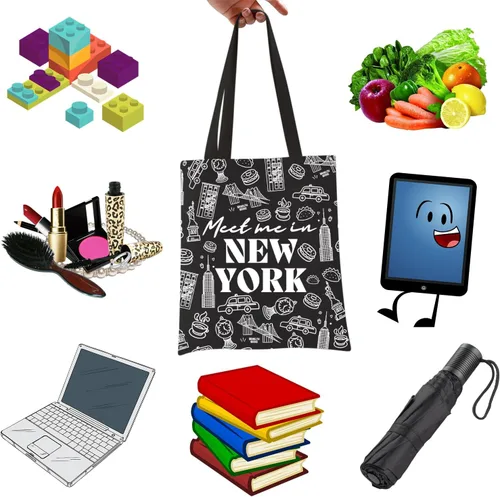 Miniatura 2 de WCGXKO Bolsa de regalo para despedida de soltera de Nueva York
