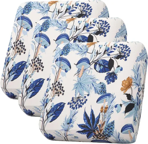 Miniatura 116 de hyha Fundas de cojín estampadas para sofá al aire libre, fundas florales lavables para muebles de patio, exteriores, funda de repuesto para asiento