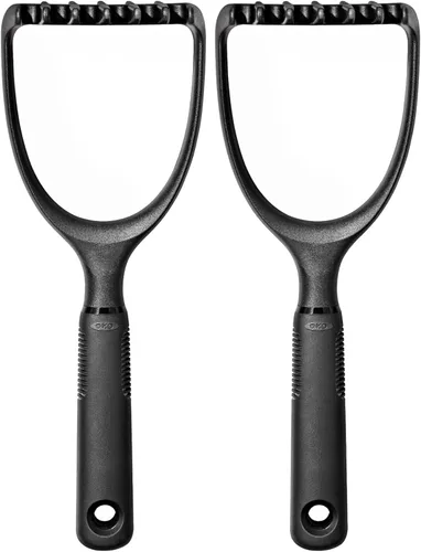 OXO Good Grips - Triturador de patatas de nailon para utensilios de cocina antiadherentes, color negro, 1 EA (paquete de 2)