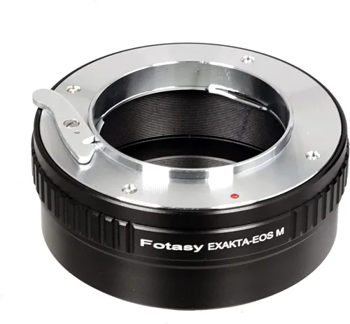 Miniatura 6 de Fotasy Adaptador de montura C de 0.630 in a Canon EF-M de montura C, montaje en C EFM, adaptador EOS M de montaje C, compatible con lente de montaje