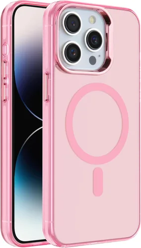 Miniatura 33 de S. Tedazo Funda magnética para iPhone 7/8 Plus (5.5 pulgadas) compatible con MagSafe, [no amarillenta] delgada, a prueba de golpes, funda para Negro