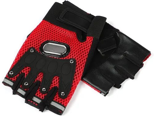 Miniatura 6 de IPENNY Guantes de entrenamiento unisex para hombre y mujer, guantes de ciclismo de medio dedo, transpirables, elásticos, guantes de ciclismo