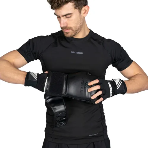 Miniatura 3 de Sanabul Vendas de mano de boxeo de gel para hombres y mujeres Muay Thai MMA Kickboxing Quick Wraps Guantes interiores de boxeo Protección