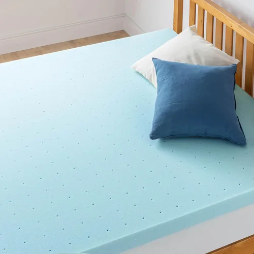 Miniatura 4 de Best Price Mattress 1.5 Inch Ventilated Memory Foam Mattress Topper, Cooling Gel Infusion, CertiPUR-US Certified, Dorm Essentials, Queen