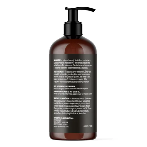 Miniatura 2 de Aceite de masaje para dolores musculares de árnica con colágeno, células madre y mentol, terapia anticelulitis para todo el cuerpo, tratamiento