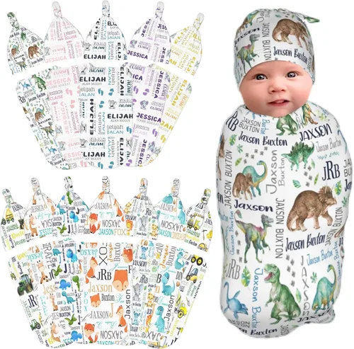 Miniatura 11 de Manta personalizada para bebé y niño con nombre, mantas de bebé personalizadas para niñas y niños con nombre, artículos personalizados para bebés