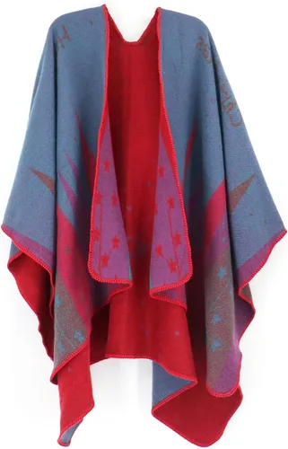 Miniatura 97 de Poncho chal para mujer, suéteres suaves y cálidos para mujer, parte delantera abierta, poncho de viaje para otoño, invierno y primavera