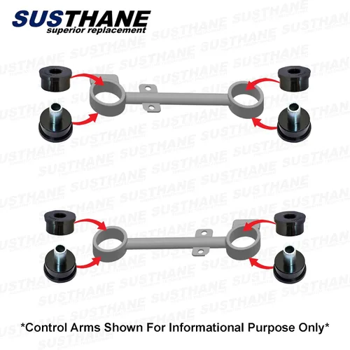 Miniatura 5 de AUTOACER - Kit de casquillos de brazo trasero superior e inferior 8 piezas izquierda y derecha fabricada en poliuretano de alta calidad - Compatible