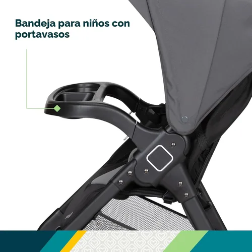 Miniatura 9 de Sistema de viaje tranquilo con asiento de coche para bebé de 35 libras de Safety 1st, rosado, (Monument 2)