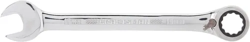 Miniatura 7 de CRAFTSMAN Llave de trinquete, métrica, reversible, 0.394 in, 72 dientes, 12 puntos (CMMT42421)