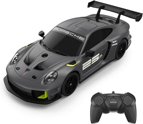 Miniatura 11 de BEZGAR Auto a control remoto con licencia RC, auto de juguete Lambo a escala 1:24 para niños, modelo Lambo Aventador SVJ a control remoto eléctrico