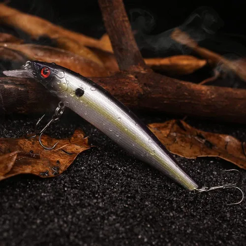 Miniatura 6 de Kit de Señuelo Jerkbait XFISHMAN - Señuelo de Peces Pequeños - Suspendido - Lubina, Lubina de Boca Pequeña, Lucioperca, Lubina de Boca Grande - 1