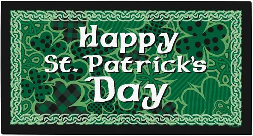 Miniatura 19 de ThisWear Felpudo de San Patricio para el Día de San Patricio, felpudo gaélico de perfil bajo