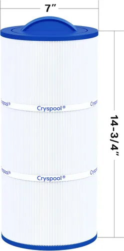 Miniatura 3 de Cryspool® 07043 Filtro compatible con Caldera 75, C-7375, 1019301, 73531, PCD75N, FC-3964, cartucho de filtro de spa de 75 pies cuadrados, 1 paquete