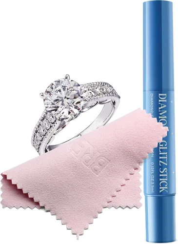 Miniatura 4 de BREXONIC Diamond Glitz Stik Ring Cleaner Pen Polishing Cloth Non Toxic Gold and Jewelry Cleaner Diamond and Cubic Zirconia Cleaning Stick Pen