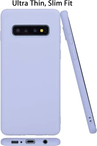 Miniatura 6 de Wisdompro Funda para Galaxy S10+, paquete de 5 unidades de funda protectora de gel de TPU suave y delgada extra fina para Samsung Galaxy S10+ Plus