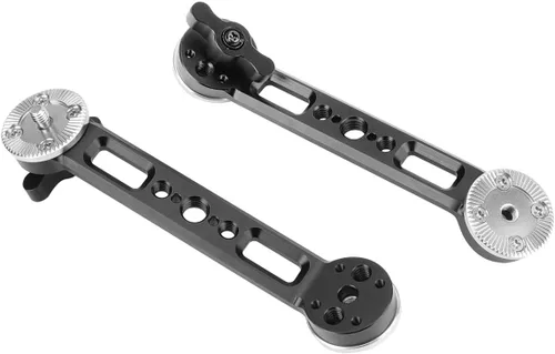 Miniatura 5 de Brazo de extensión roseta con rosca M6 de doble extremo para accesorios de montaje en hombro de cámara (2 piezas)