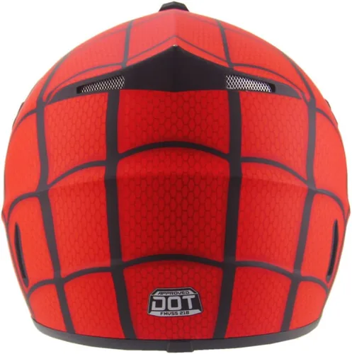 Miniatura 6 de Casco de motocross, casco de motocross, casco todoterreno BMX MX ATV con gafas unisex para jóvenes y niños, aprobado por DOT/FMVSS 218