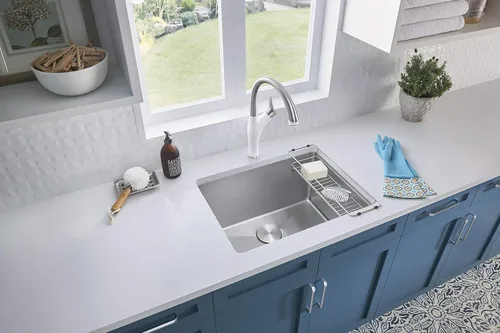 Miniatura 9 de BLANCO Liven/Quatrus - Cesta de trabajo de acero inoxidable