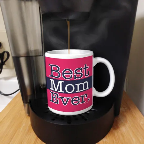 Miniatura 5 de ThisWear Regalo para el día de la madre para mamá, regalo de 11 onzas, taza de café de cerámica con asa, color rosa