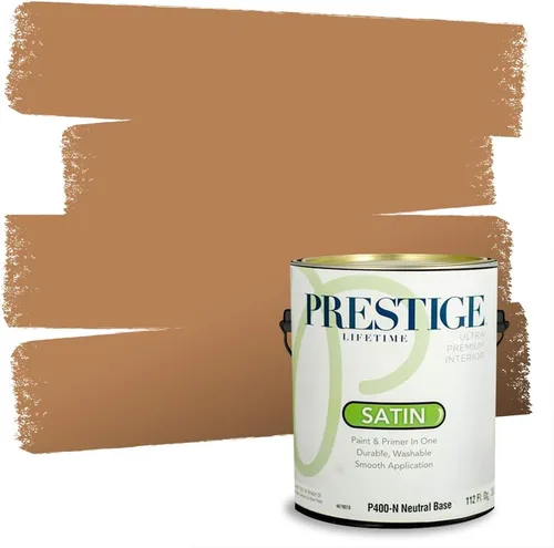 Miniatura 204 de PRESTIGE Pintura exterior e imprimación en uno, bronceado Aberdeen, plano, 1 galón