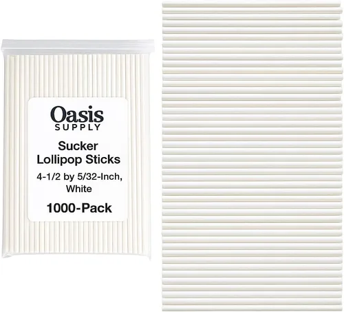 Miniatura 5 de Oasis Supply Palitos de ventosa premium, 50 piezas, 4.5 pulgadas