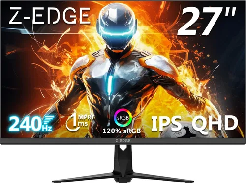 Miniatura 9 de Monitor de juegos de 24.5" 240Hz, Z-Edge UG25F FHD 1920x1080 Monitor de computadora, 1ms LED sin marco, Relación de contraste 5000:1