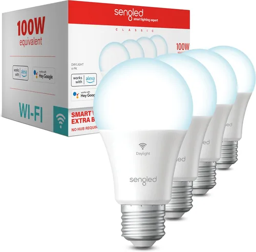 Miniatura 8 de Sengled - Focos inteligentes, focos WiFi equivalentes a 100 W, focos inteligentes de alta luminosidad de 1500 lm que funcionan con Alexa y Google