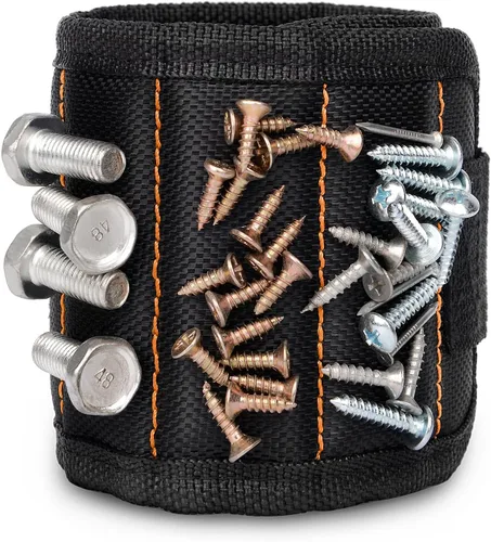 Miniatura 15 de GOOACC Juego de bandejas magnéticas plegables de 3 tamaños, bandejas de herramientas plegables de silicona negra, organizador para tornillos