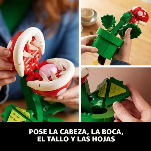 Miniatura 6 de LEGO Super Mario - Juego de construcción de plantas de piraña para adultos, Mario coleccionable para hombres y mujeres, a partir de 18 años, regalo