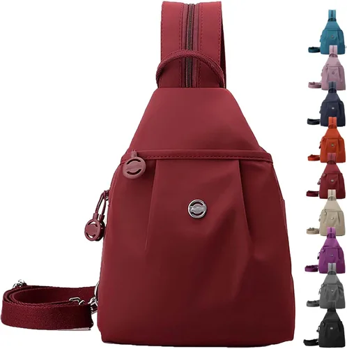 Miniatura 9 de Preferablen Waterproof 2-Way Commuter Bag, Large Capacity Oxford Convertible Shoulder Travel Bag, Anti-Theft Travel Tote, Small Backpack Purse