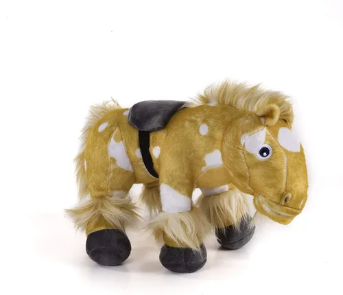 Miniatura 8 de LA GRANJA DE ZENÓN Caballo Percherón Musical - Animal de peluche de 8 pulgadas suave y abrazable con música, querido personaje de El Reino Infantil