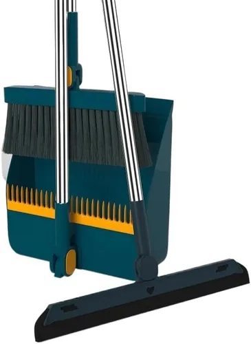Escoba recogedor Juego De Escobas Y Cucharas Plegables, Limpiador De Agua De Baño De Alta Gama para Barrer, Cepillo Mágico, Escobilla De Basura,