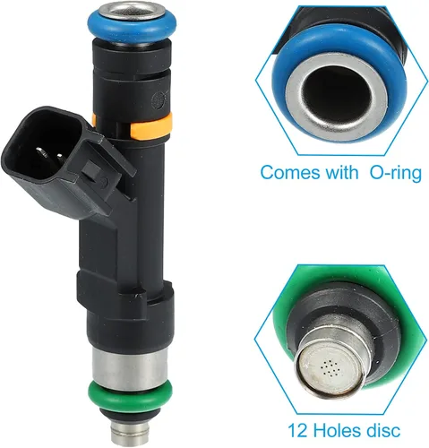 Miniatura 5 de AUTOHAUX 4 piezas L3G513250 Inyector de combustible para Mazda MX-5 Miata 2006-2015 y Mazda 3, 5, 6 modelos