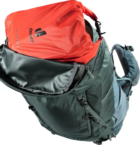 Miniatura 4 de Deuter Light Drypack 5, resistente al agua, 5 litros, tejido antidesgarro, con parte superior enrollable, mantiene el equipo seco para senderismo